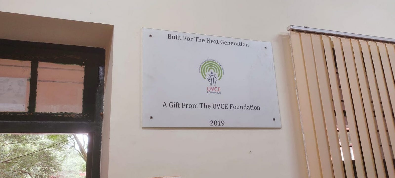 UVCE Foundation Gifts ..
